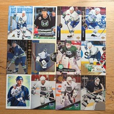 Trading Card Lot Sammelkarten Eishockey NHL Konvolut Sammlung Hartford Whalers