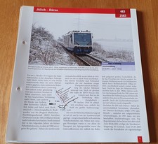 Archiv Eisenbahnstrecken / Jülich - Düren / KBS:  483 - 2 Seiten