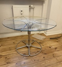 Antike Vintage Glastisch 70er