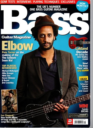 Bass guitar magazine issue - bass,