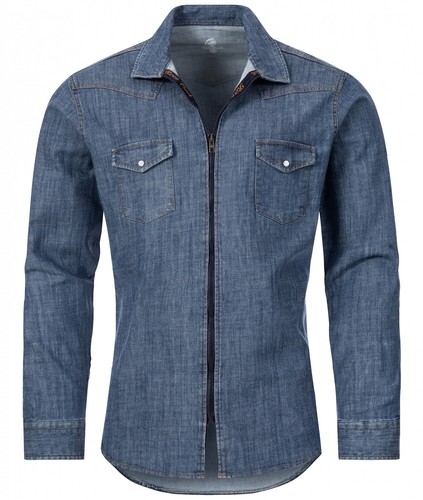 Rock creek herren jeanshemd - rock,