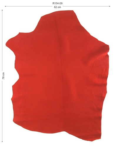 Lammleder rot dick echt - rot,