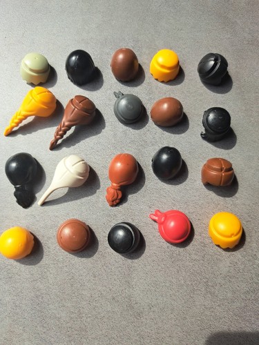 Playmobil zubehör 20x haare - playmobil,