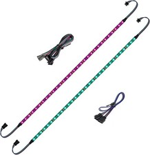 BTF-Lighting LED-PC-Lichtleiste, 48,3 cm, 12 V, 4-poliger RGB5050-LED-Header,