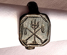 Antiker Bronze-Siegelring mit Zunftsymbolik Brauer/Mälzerzunft Unikat 17./18.Jh.