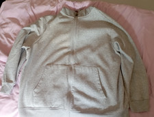 Herren Jacke  mit Kapuze  Grau Gr. 6XL - Marke : IDENTIC More