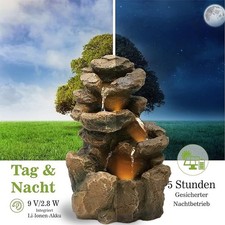 Solarbrunnen Garten LED