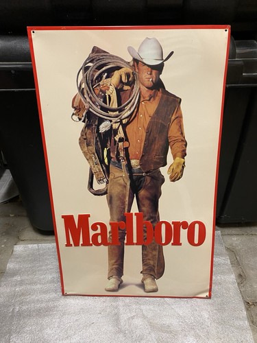 Marlboro cowboy blechschild - marlboro,