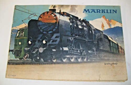 Märklin katalog 1938 - katalog, 1938/39