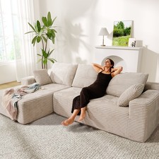 Ecksofa Couch L-Form mit