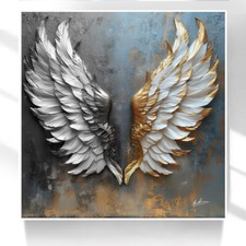 Leinwand Bild Engelsflügel