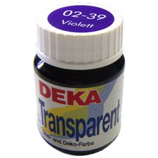 DEKA transparent  Glasfarbe