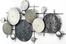 Wandbild wanddeko metall disc - wanddeko,