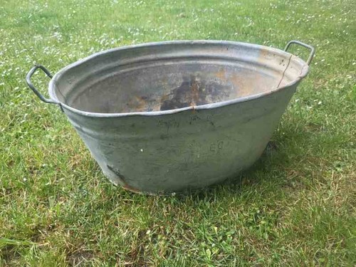 Alte zink badewanne - badewanne,, zinkwanne