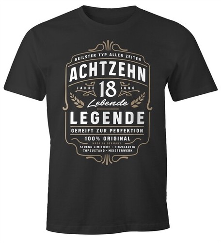 Herren shirt lebende legende - t-shirt,