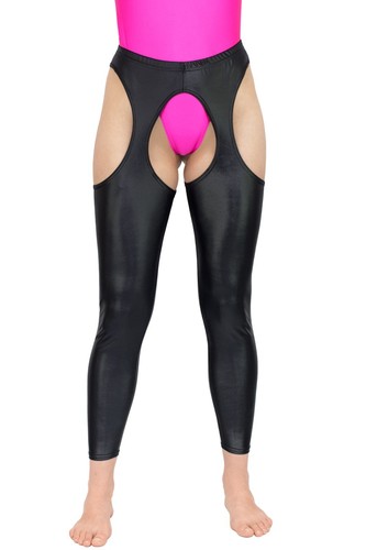 Damen wetlook straps - straps, leggings