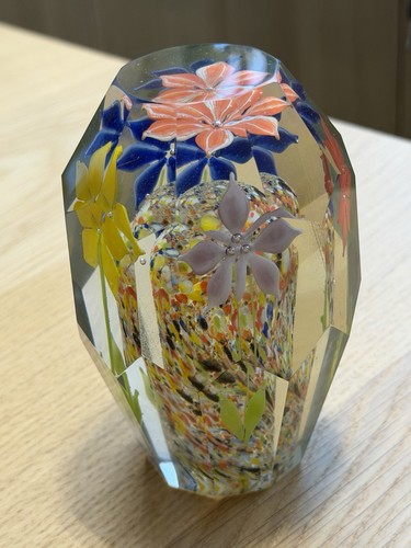 Briefbeschwerer blumen böhmen - blumen,