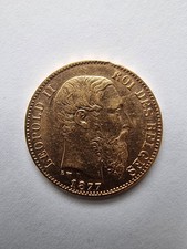 Goldmünze Belgien 20 Francs