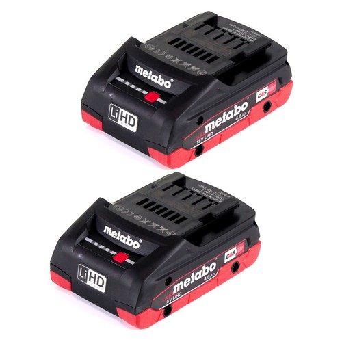 Metabo akku set 18v mit - mit, 2x