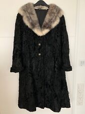 Damen-Pelzmantel Breitschwanz-Persianer Größe 40