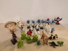 Sammlung kleiner Figuren – Schlümpfe, Tiere & Kinder-Überraschung