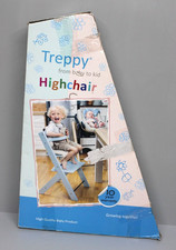 Treppy 1001 - Hochstuhl Natur, Kleinkinder und Vorschule 53 x 85 x 8 cm NEU