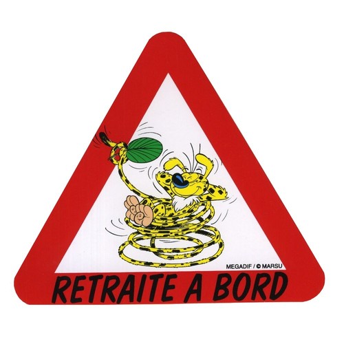Marsupilami megadif aufkleber - marsupilami,