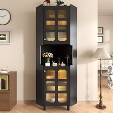 Eck-Schrank mit Lackschicht &