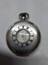 Marimeuhr  Silber 129 Gramm mit 18 k  Lippe sowie 18k Scharmiere Läuf super gut