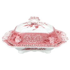 Servierterrine eckig Spode Copeland Pink Camilla