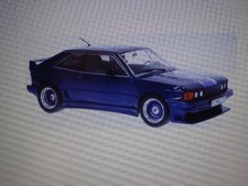 VW Scirocco Rieger Umbau Oldtimer blau Modelauto 1:18 NEU