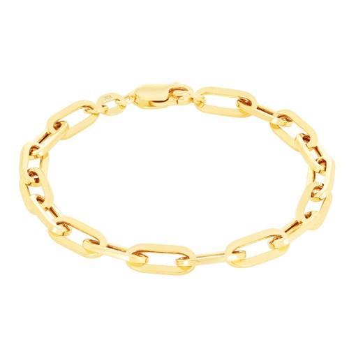 10k gelbgold paperclip 2mm 7mm - paperclip, 2mm-7mm