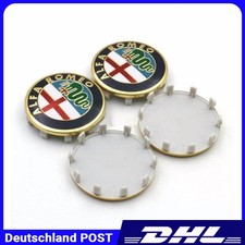 4x Nabendeckel 60MM ALFA ROMEO