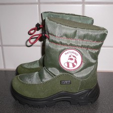 Gr. 24 NATURINO Raistep - gefütterte Stiefel Winterstiefel Leder & Wollfutter
