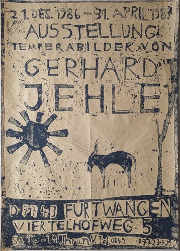 Poster plakat gerhard jehle - gerhard,