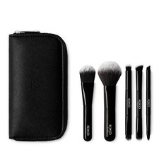 Travel Brush Set Reisetasche mit 5 Profi Pinseln