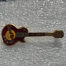 HARD ROCK CAFE LAS VEGAS - RED GUITAR  - NEEDLE NO PIN !!
