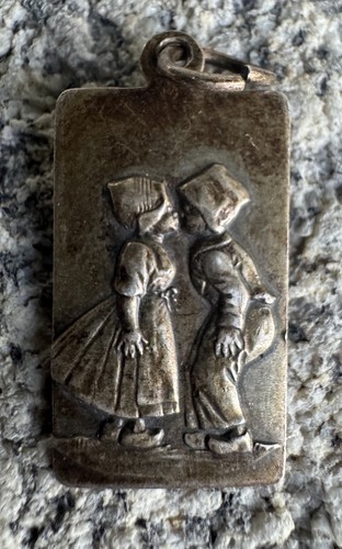 Jugendstil silber anhänger - silber,