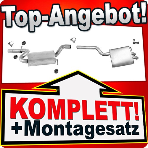 Auspuff für golf variant - v,