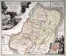 Heiliges Land Original Kupferstich Landkarte Homann 1730