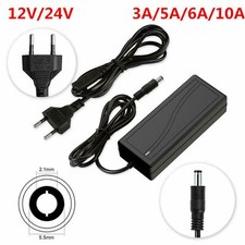 12V 24V 2A 3A 5A 6A 10A LED Trafo Netzteil Adapter Power Supply für LED Streifen