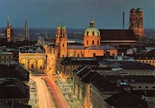 Munich germany night city - munich,
