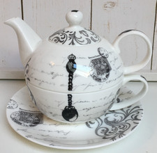PPD Tea For One Set Vintage Design Bone China Unbenutzt In Original Geschenkbox