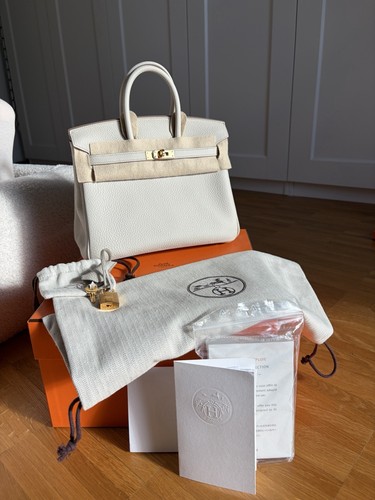 Hermès birkin togo beton - 25,
