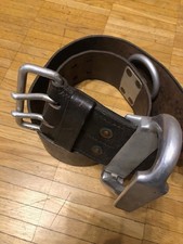Antik feuerwehr koppel leder - antik,