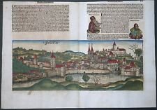WELTCHRONIK SCHEDEL INKUNABEL BAYERN PASSAU ANSICHT PORTRÄTS ANTON KOBERGER 1493