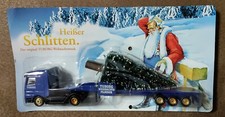 Mini LKW, Mini Truck, Sammelmodell, Weihnachten mit Tannenbaum, Tuborg, Rarität 
