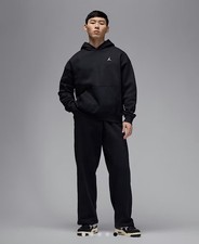 ? Nike Jordan Brooklyn Trainingsanzug Hoodie+Hose– Schwarz – Größe XL – Top