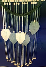 Makramee Wandbehang Blätter Boho Style