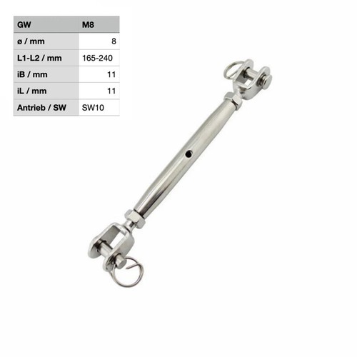 Edelstahl v4a wantenspanner - v4a, wantenspanner-